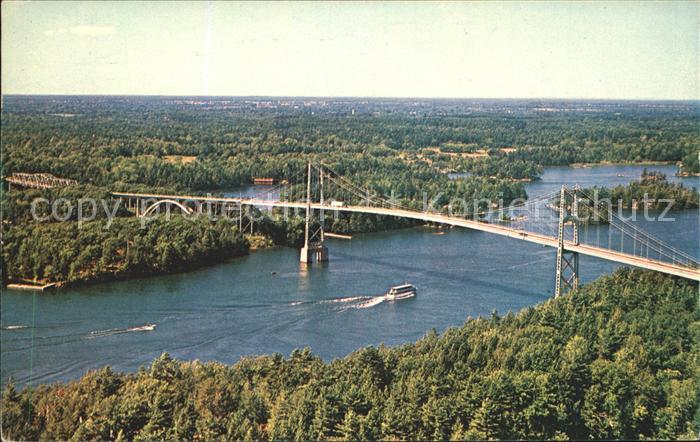 Ivy Lea Canadian span of the International Bridge 1000 Islands Vacation Wonderla