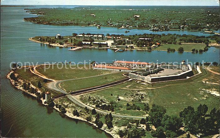 Kingston Ontario Old Fort Henry Royal Military College Harbour aerial view