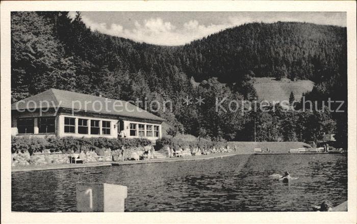 Unterweissbach Schwimmbad Thueringer Wald