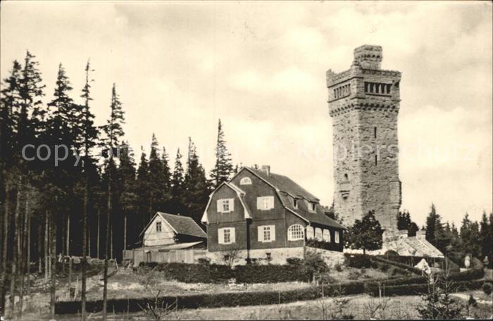 Elgersburg Hohe Warte Aussichtsturm Luftkurort Thueringer Wald