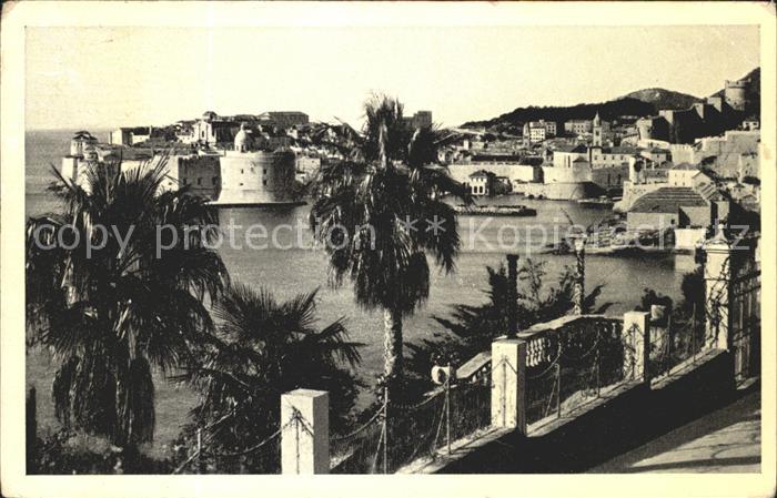 Dubrovnik Ragusa Bick zur Altstadt Festung