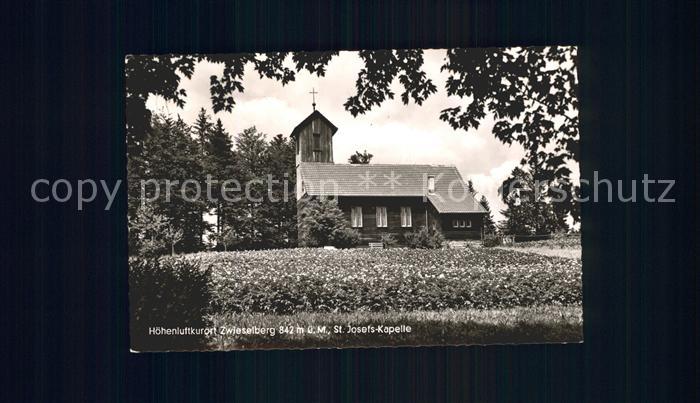 Zwieselberg Freudenstadt Schwarzwaldgasthof Auerhahn St Josefs Kapelle Hoehenluf