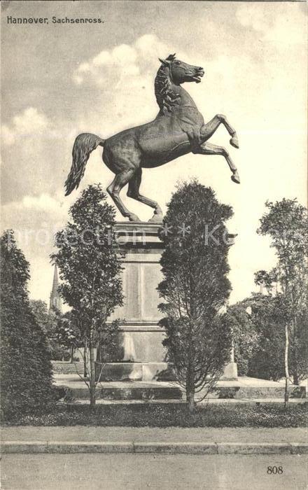 HANNOVER  CITY Sachsenross Bronzestatue