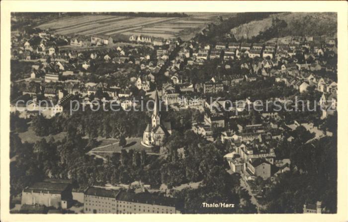 Thale Harz Fliegeraufnahme