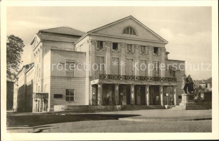 Weimar Thueringen Deutsches Nationaltheater