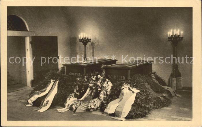 Weimar Thueringen Goethe Schiller Gruft