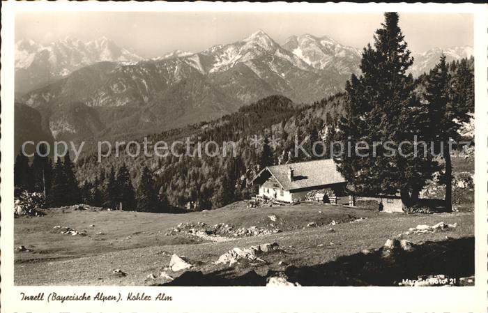Inzell Traunstein Bayern Kohleralm Bayerische Alpen Alpenpanorama