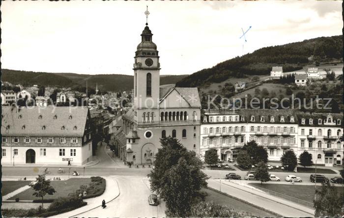 Bad Schwalbach Ortsansicht mit Kirche