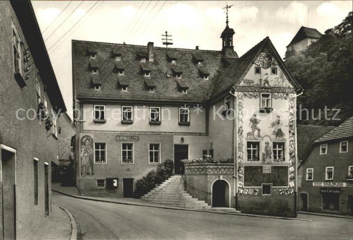 Ziegenrueck Saale Historischer Ratskeller Fassadenmalerei