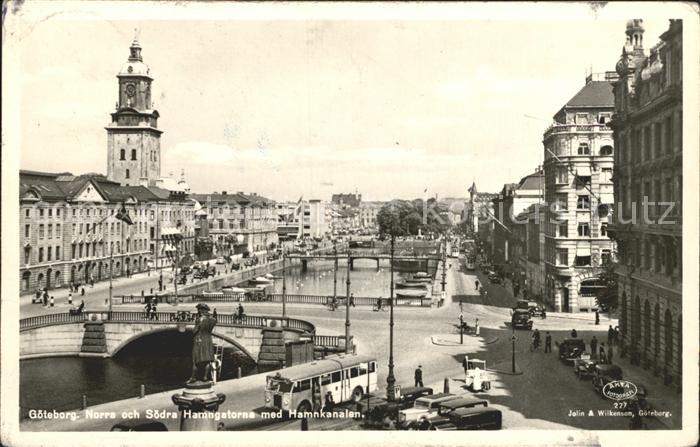 Goeteborg Norra och Soedra Hamngatorna med Hamnkanalen