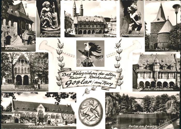 GOSLAR Harz Niedersachsen Sehenswuerdigkeiten der Stadt Wahrzeichen