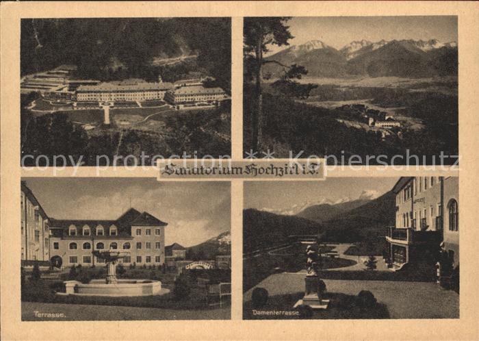 Hochzirl Zirl Sanatorium Terrasse Alpenpanorama