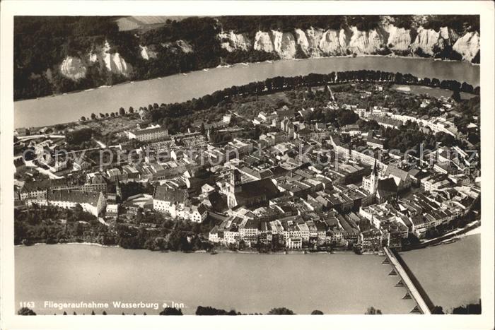 Wasserburg Inn Fliegeraufnahme