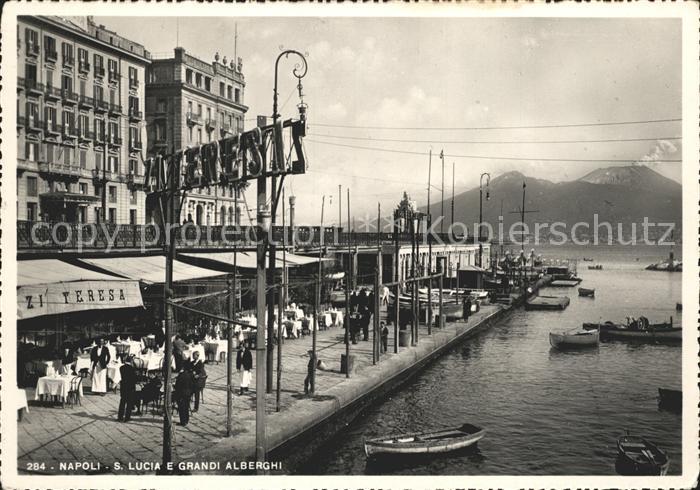 Napoli Neapel Santa Lucia e Grandi Alberghi