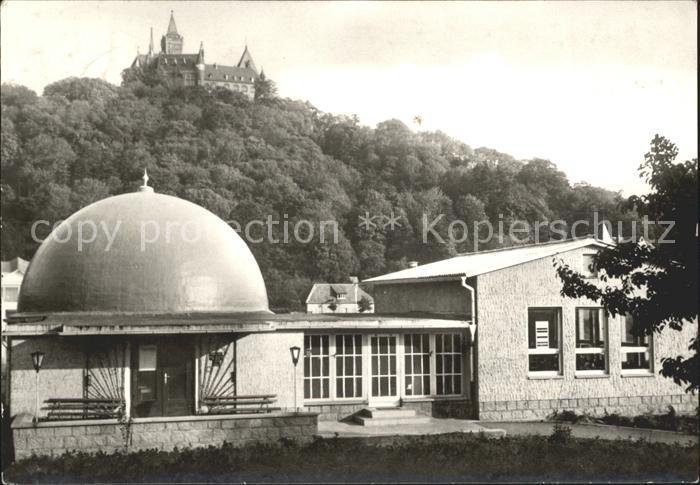 Wernigerode Harz Planetarium mit Blick zum Feudalmuseum
