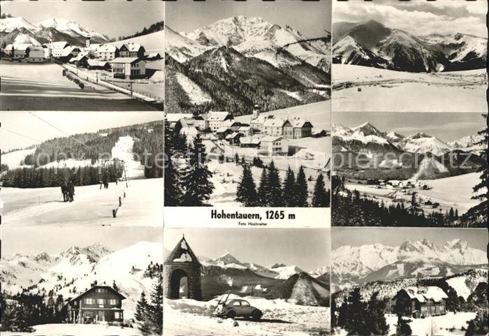 Hohentauern Teilansichten Winterlandschaft Alpenpanorama