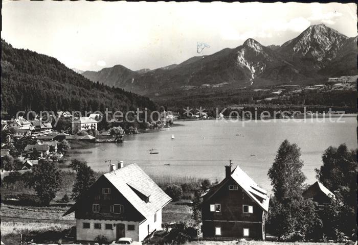 Egg Faakersee Panorama mit Mittagskogel Karawanken Sommerfrische