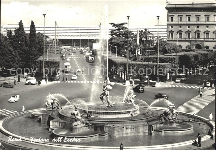 Roma Rom Fontana dell Esedra Exedrabrunnen