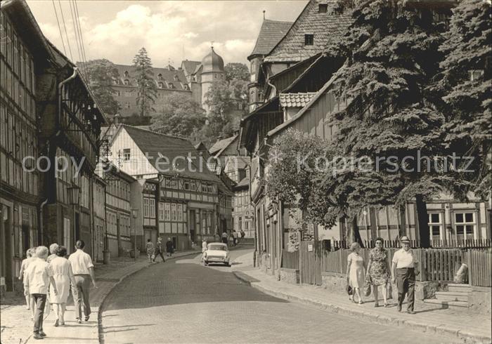 Stolberg Harz Blick zum Schloss jetzt FDGB Erholungsheim Comenius