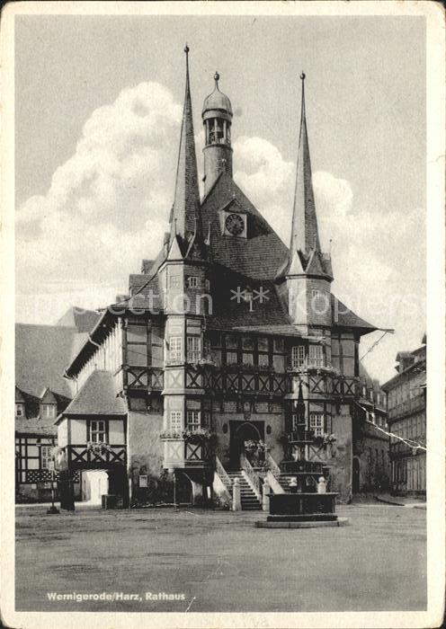 Wernigerode Harz Rathaus
