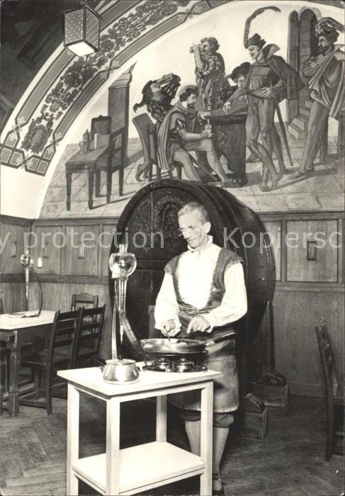 LEIPZIG Sachsen Auerbach Keller Gaststaette Wandgemaelde