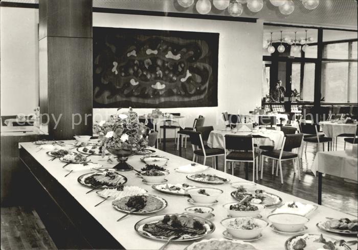 Zinnowitz Ostseebad Usedom Speisesaal FDGB Feriendienst IG Wismut Ferienheim Rot