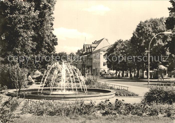 Neuruppin Karl Marx Strasse Springbrunnen