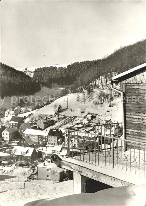 Fehrenbach Thueringer Wald Erholungsort Winterpanorama