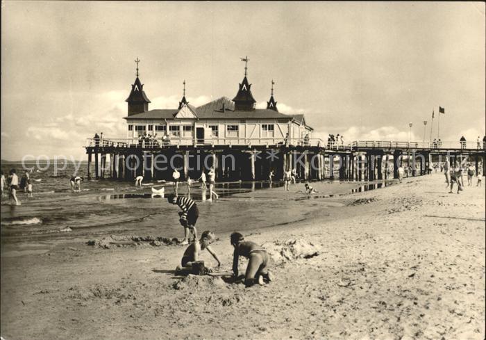 Ahlbeck Ostseebad Seebruecke Strand