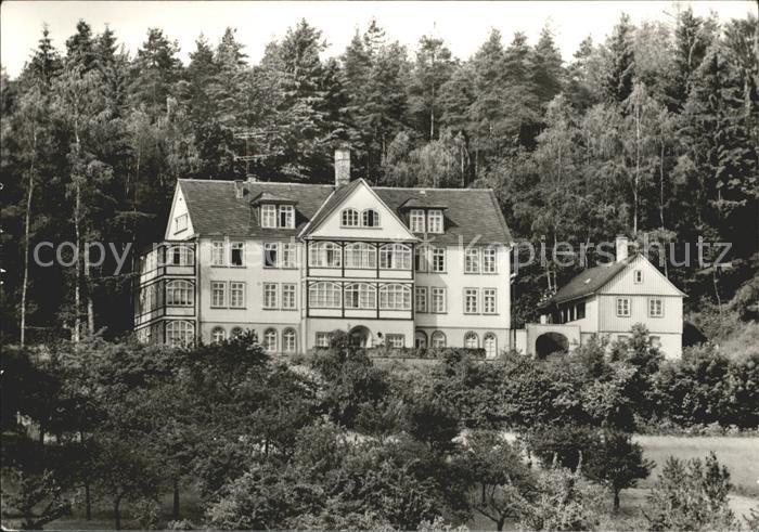 Frankenhain Thueringen Kurheim der VdN Erich Hertel