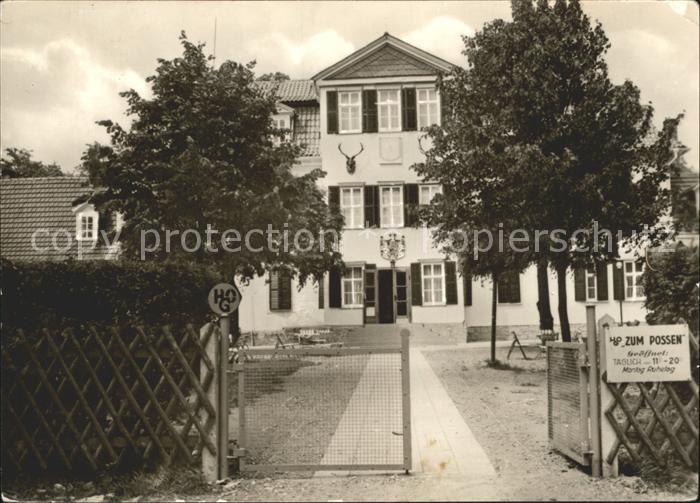 Sondershausen Thueringen HOG Zum Possen Gaststaette