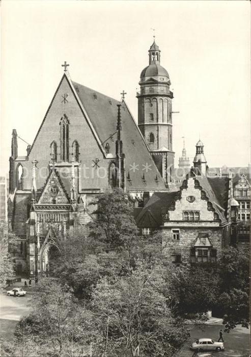 LEIPZIG Sachsen Thomaskirche Messestadt