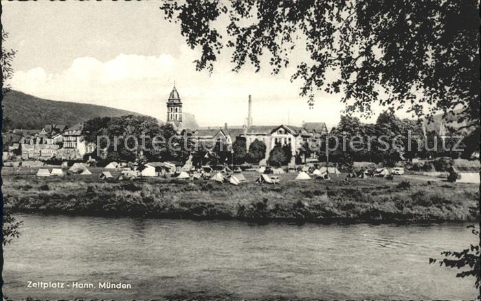 Hann. Muenden Zeltplatz am Fluss Gedicht