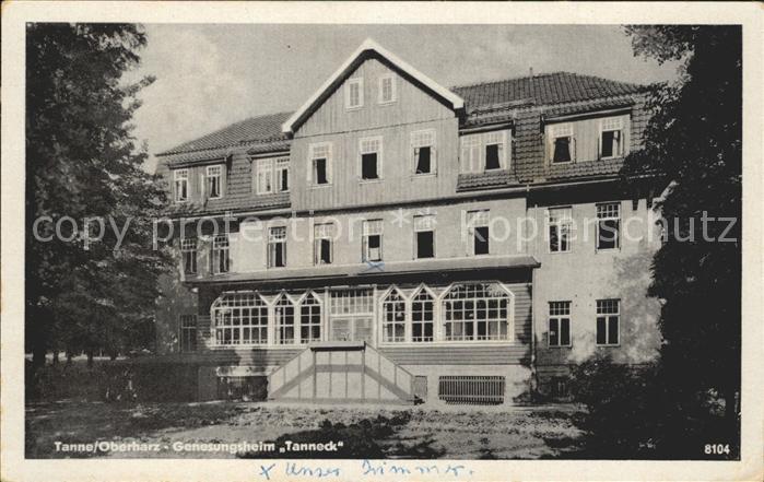 Tanne Harz Genesungsheim Tanneck