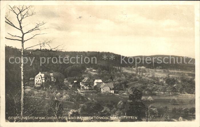 Oberdachstetten Genesungsheim Waldheim