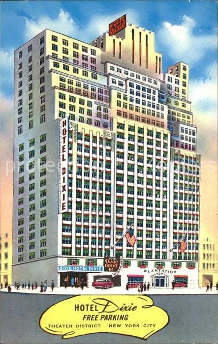 New York City Hotel Dixie Illustration