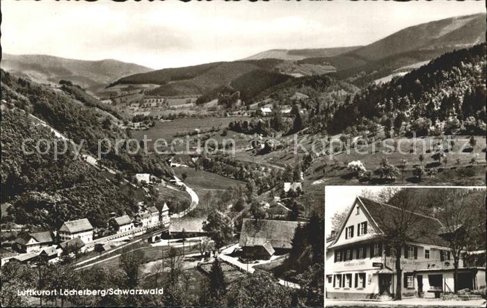 Loecherberg Gesamtansicht Luftkurort Gasthaus Linde Schwarzwald