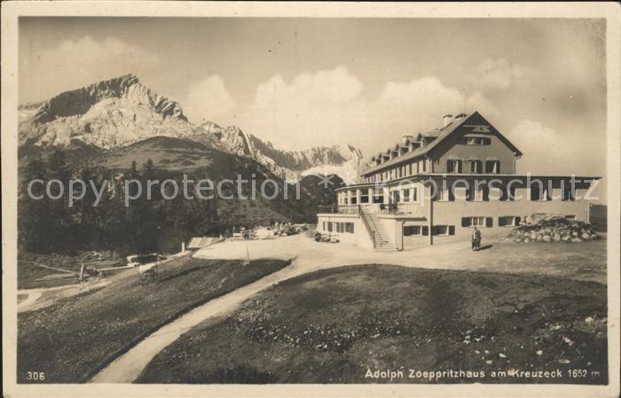 GARMISCH-PARTENKIRCHEN Bayern Adolph Zoeppritzhaus am Kreuzeck Alpen