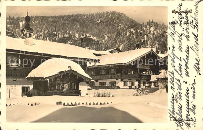Reit Winkl Winteridyll Wintersportplatz