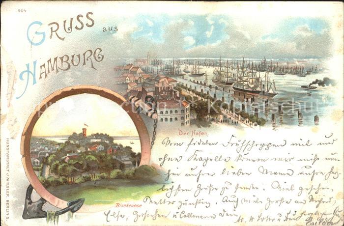 HAMBURG  CITY Blankenese Hafen