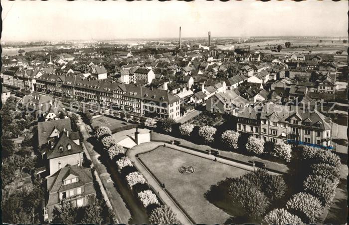 Kehl Rhein Fliegeraufnahme