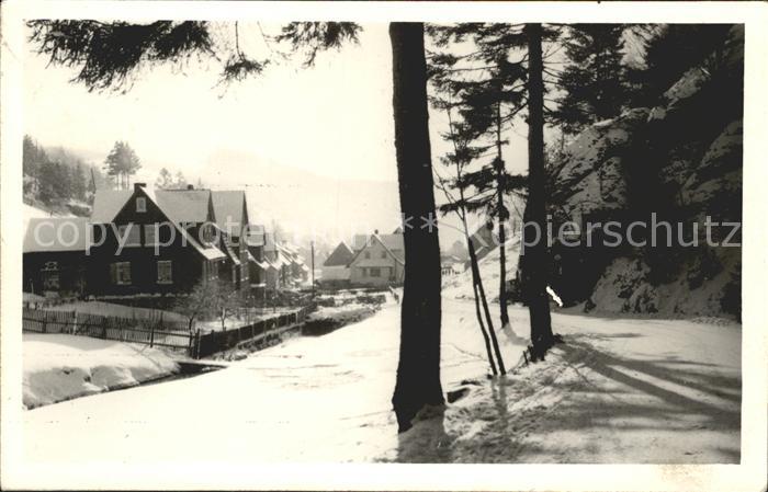 Fehrenbach Thueringer Wald Ortseinfahrt Kurort