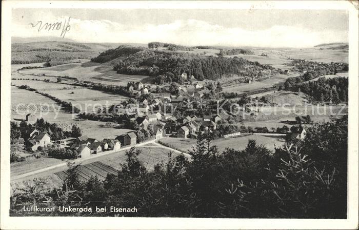 Unkeroda Eisenach Thueringen Panorama Luftkurort