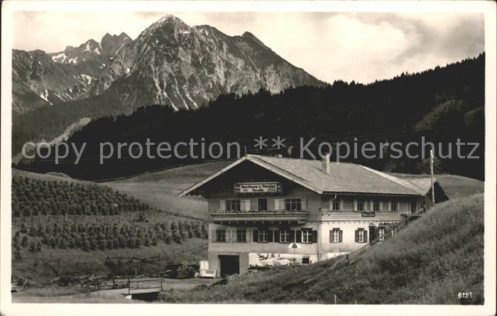 Obermeiselstein Oberstdorf Gasthof Pension Forelle Alpen