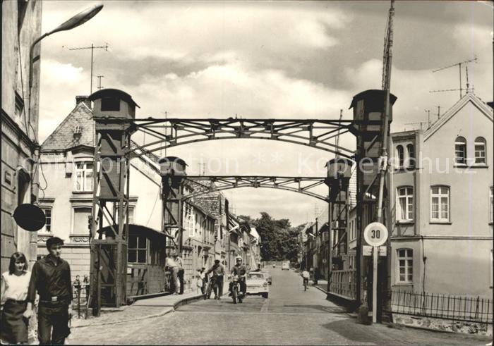 Plau See Grosse Burgstrasse Erholungsort Bruecke