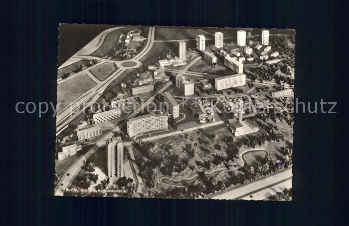 BERLIN  CITY Hanseviertel Fliegeraufnahme