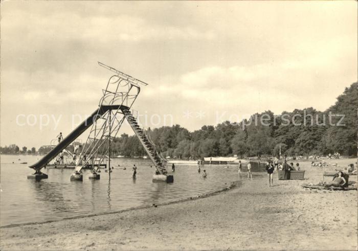 Jessern Strandbad Rutschbahn Handabzug