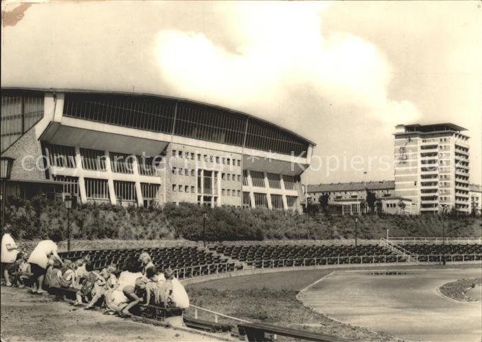Schwerin Mecklenburg Neuerbaute Sporthalle Kongresshalle
