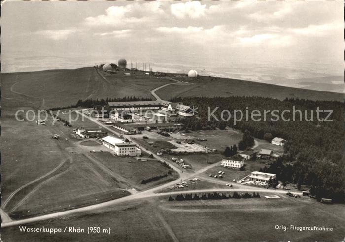 Wasserkuppe Rhoen Original Fliegeraufnahme