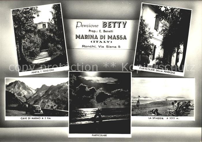 Marina di Massa Pensione Betty Spiaggia Cave di Marmo Alpi